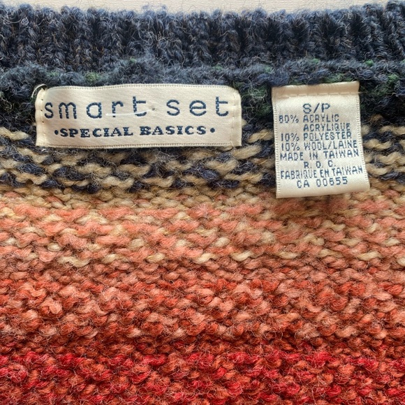 Vintage Smart Set Knit Colourful Cardigan - Picture 5 of 5